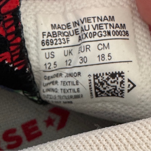 Converse dinosaur colorful high top all star 12.5c - Picture 6 of 6